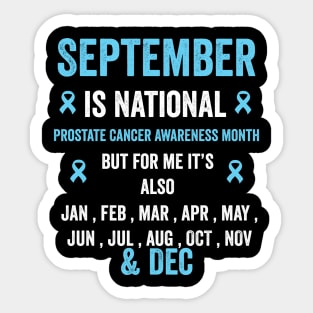 prostate cancer awareness - September prostate cancer awareness month Sticker